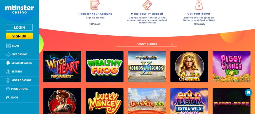 Monsster casino